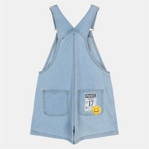 셀덴 NC05 오버울 3부 데님바지 멜빵반바지 EDTH22454