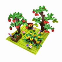 아바타 장난감 농장 동물 나무 식물 빌딩 블록 어린이 MOC 호환 클래식 벽돌 장난감 어린이 Juguetes Blo, 03 3fruit-set