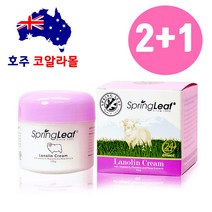 라놀린 양태반크림 100g 2+1 비타민 E 장미향 스프링리프 호주코알라몰, 100g 3개