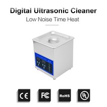 2L 실험실 초음파 청소기 목욕 마더 보드 산업 PCB 부품 Derusting 세탁기 기계 60W 탱크 악기, 02 EU