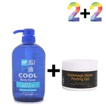 미끌거림없는 쿨 각질 제거 순한 가드름 대용량 클렌징 블랙헤드 등드름 바디워시 아하 모공 시카케어 여름 오일프리 냄새좋은 약산성 천연, 쿠팡1 쿨바디워시(파랑) 2개_토룰루클렌징밤 2개, 쿠팡1 본상품선택