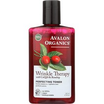 Avalon Organics 링클 테라피 with CoQ10 & 로즈힙, 237ml, 1개