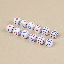 [비투비월드]문구존 주사위 12p세트/미니주사위 숫자놀이 보드게, 색상:단품|사이즈:FREE, 단품