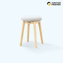 퍼니처프렌즈 원목 스툴 화장대의자 컬렉션, A. 에코 내추럴 (F_ON)