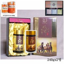 말뼈 정 홍삼 농축액 제주 몰뼈 말꽝 말뼈즙 엑기스 추출물 50% 탐라식품 마력정 부모님 선물 감귤비타 마유비누 증, 1개, 240gx2