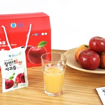 청송 생 사과즙 120ml X 50포, 단품, 단품