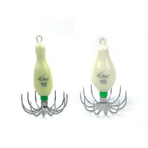 손피싱 쭈킬 볼링핀 쭈꾸미킬러/야광봉돌 애자 쭈꾸미 갑오징어 채비, 쭈킬 화이트