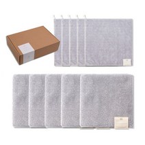 나혼자쓰는타월 핸드5P + 페이스 5P+ 선물 호텔 수건, 수량:그레이_YHB13022