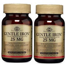 솔가 소화장애 없는 철분 25 mg 90개입 베지캡슐, 2개묶음, 1