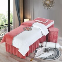 미용 베드 커버 마사지 피부베드커버 피부샵 세트 미용침대커버 덮개 이불 피부관리실