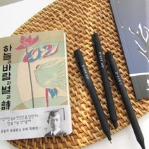 아트박스/자화상 윤동주 별 헤는 밤 볼펜 3p 세트, 본품