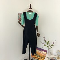 시그널러브 여성용 꾸안꾸 플리츠 주름 와이드 점프수트 3col JD401