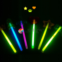LED 모음 야광봉 응원봉 머리띠 팔찌 콘서트 파티 행사용품, 1개, 05.컬러풀야광스틱