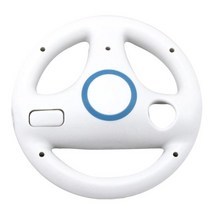 자동차게임 카트 레이싱 게임 원격 컨트롤러 콘솔 용 색 스티어링 휠, 하얀, 1개