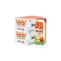 과수원 사과 190ml 24입 x2 (48팩) 탕비실 가정용 사무실용, 과수원 사과 190ml 24입 x2 (48