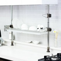 대건통상기둥식 실용적인 씽크선반 800-1단 (반투명쟁반), 단일속성