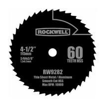 Rockwell RW9282 11.4cm4 12인치 60T 고속 스틸 컴팩트 원형 톱날