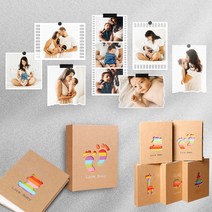 미니 포토 포켓 앨범 100장 아기 가족 커플 여행 사진, 트리