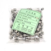 유리관휴즈 퓨즈 FUSE 100개 1봉지 30mm, 4A