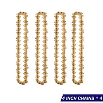 플런지쏘 레일쏘 트랙쏘 원형톱 인치 미니 스틸 전기 톱 체인 골드실버 체인 전기 가지 치기 톱 액세서리 정원 도구 교체 체인, 4인치 체인 - 4개