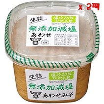 Fundokin raw stuffed non additive low salt combination 펀도킨 로우 스터프 넌 에디티브 로우 솔트 콤비네이션 일본된장 850g 2팩, 2개