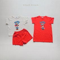 키치키치 아동복 디즈니패밀리룩 맘커플룩 롱원피스 상하복 상하세트 여름상하복 디즈니상하복 패밀리룩