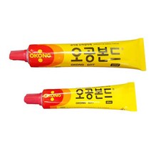 금속 플라스틱 나무 고무 노란 접착제 본드x5개 리폼, 오공601T노란본드30ml