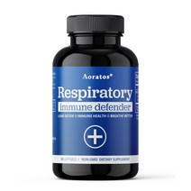 respiratory 호흡기 기관지 복합식품 레스피레토리 이뮨 미국 직구 폐 건강 영양제, 1개, 60캡슐
