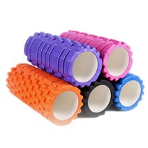 폼롤러eppeva 양면 단단한 돌기롤러 소형 어깨 허벅지 종아리 등 목 운동법, 레드