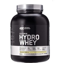 Optimum Nutrition Platinum Hydrowhey Protein Powder 100% 가수분해 유청 단백질 분리 분말 맛 Velocity Vanilla 3.5파운드, [01] 벨로시티 바닐라(신규