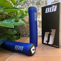 자전거손잡이 자전거이너바 보조손잡이 보조핸들 2pcs odi mtb 실리콘 그립 산악 도로 미끄럼 방지 바 커버 그립 액세서리, 진한 파란색