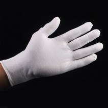 상세정보참조 얇은 순면 예식장갑 속장갑 흰색 면장갑 기사장갑, Ssize-1set