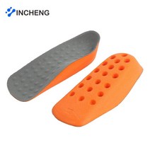 UPAKME 높이 증가 Insoles 신발 패드 남성용 여성용 하프 길이 아치 지원 발 뒤꿈치 박차 키가 큰 발 뒤꿈치 리프트 삽입 1.6cm 2.1cm, 사이즈 S 35-39, 주황색