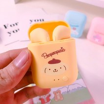 산리오 쿠로미 마이멜로디 귀여운 시나모롤 무선 이어폰 블루투스 가성비 캐릭터 이쁜, 푸딩 도그 + 표준