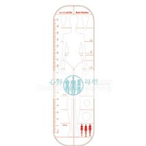 드로잉 눈금자 인체 옷 디자이너를 위한 인간 템플릿 패션 여성 바디 모델, [01] Template Ruler, 1.Template Ruler