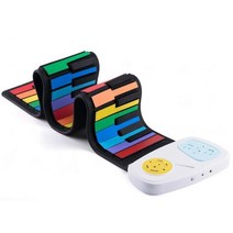 신디사이저 전자키보드 Midi 접이식 키보드 전문 전자 오르간 피아노 휴대용 Teclado 뮤지컬, Color