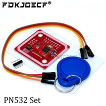 아두이노 키트 NFC RFID 모듈 RC522 MFRC-522 PN532 RDM6300 S50 13.56 Mhz 125Khz 6cm 태그 포함 SPI 쓰기 및 읽기 arduino, [09] PN532 Set