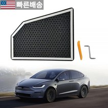 [ONKENTET 정품] 테슬라 모델 X 2016-2023 헤파 흡기 에어 필터와 호환되는 캐빈 필터 활성탄 분자 체 에어컨 교체 액세서리 포함 567489