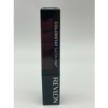 Revlon 레브론 컬러스테이 새틴 잉크 리퀴드 립스틱 022 블랙 체리 0.17Oz 5mL