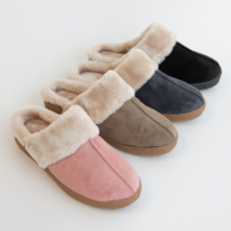 쿠키세븐 Y0908 소프트컬러 스웨이드 털 슬리퍼