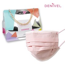 리빙투유 데니벨 마스크 파스텔 컬러 MB필터 KF-AD 국산 덴탈, 비치블라썸30매, 데니벨마스크