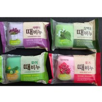 때 비누 150g 삼백초 로즈 오이 라벤더 헤라퍼퓸, 로즈때비누