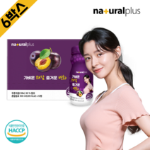 내츄럴플러스 가벼운 쾌감 즐거운 변화 푸룬주스 식이섬유, 72병, 100ml