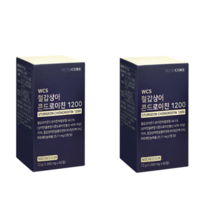 뉴트리코어 콘드로이친 철갑상어 1200 콘드로이친 콘도레이친 콘드라이친 콘드 코드 컨드 레이친 로친 로이드 로이친 로이틴 리이친 리친 로이진 홈쇼핑 허리 무릎 영양제 뉴트리코아, 2개
