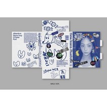 뉴진스 NEW JEANS 미니앨범 1집 BLUEBOOK 블루북 어텐션 하이프보이 쿠키 미개봉 [버전선택], 민지VER