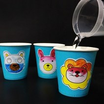 색깔이 변하는 신기한 종이컵(5인)