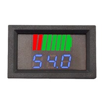 납산 배터리 미니 LCD 디지털 듀얼 디스플레이 전압계 배터리 용량 표시기 볼트 패널 모니터 납 산성 파워, 03 Blue