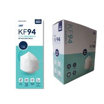 INT KF94 중형마스크 50매 끈조절 국산원단 개별포장 국산마스크, 50매입, 1개, 흰색