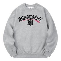 KAN6312 KMG0159 레터링칸심볼 기모 맨투맨 그레이