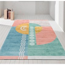 현대적 북유럽스타일 러그 식탁 거실 침실 원룸 먼지안나는 부드러운 카페트 대형 특대형 사계절 여름 겨울 감성인테리어 신혼 사무실 1인러그 안전인증 200cm 300cm 선택18